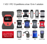 Última Versión T6PRO MAX Escáner de Diagnóstico Multimarca, Codificación ECU, Compatible con Software OEM, CANFD, DOIP, Herramienta Profesional, 1 Año