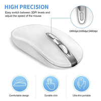 Souris sans fil 2.4G 2 modes 4D 1600DPI souris de jeu sans fil bon marché OEM souris BT de jeu sans fil filaire personnalisée