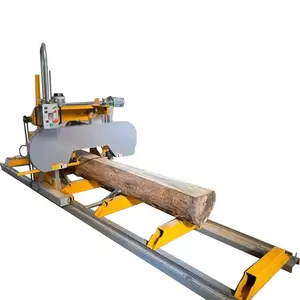 Ventes directes d'usine Scie à ruban horizontale 18 m/min Scierie machine Coupe du bois