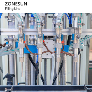 ZONESUN Automatic Cosmetic Liquid Nail Polish Essential Oil <b>Dropper</b> <b>Bottle</b> Filling Capping Labeling Machine Line With Cap Feeder - Product Image 2