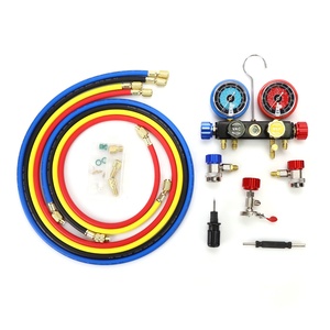 R22 R134a R404a R410a set pengukur manifold pendingin dengan selang pengisi daya dan coupler cepat - Product Image 2