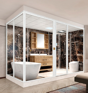 Salle de bain modulaire préfabriquée en verre Offre Spéciale salle de <span class=keywords><strong>douche</strong></span> intégrée avec baignoire - Product Image 1