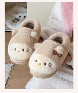 รองเท้าแตะผ้าฝ้ายผ้าใบที่ทนทานเย็บเสริมพื้นยางกันลื่นรองเท้าในบ้านกลางแจ้งสำหรับใช้ในทุกฤดูกาล - Product Image 6