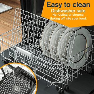 Qukaka Baking Cooling <b>Rack</b> 10 X 15 Inch Stainless Steel <b>Oven</b> Safe For Even Cooling 2 Pack - Product Image 5