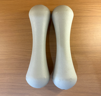 Haltères en néoprène 2 kg, revêtement en uréthane de qualité supérieure, poignée durable et confortable, paire pour la musculation des bras, la relaxation musculaire, la salle de sport à domicile