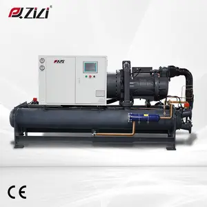 ZiLi Pengqiang PQ-ZL80S 80HP Capacidade de Refrigeração de 260 KW/H 223600 Kcal/H Unidade Chiller De Refrigeração De Água Espiral Haste Longa