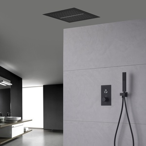 Doccia a Cascata da Soffitto per Esportazione Transfrontaliera, a Tre Funzioni, a Temperatura Costante, a Incasso, Montaggio a Parete, Quadrata - Product Image 2