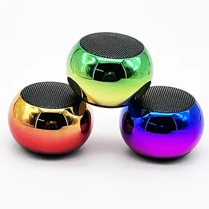 Metal Small Wireless Blue tooth Speaker Mini Cute Mobile Phone Subwoofer Outdoor Portable Audio Powerful Sound Box Home Soundbar