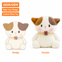Fabricant de peluches personnalisées, coussin en peluche doux, OEM ODM, peluche chat kawaii, vente en gros