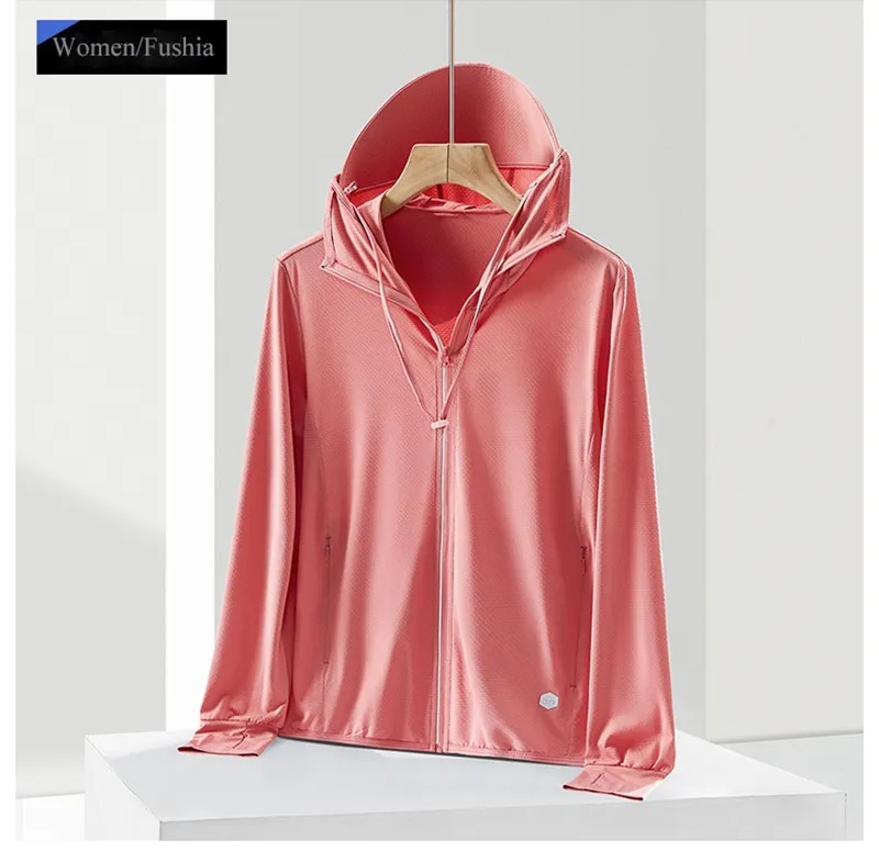 Neue trend ige benutzer definierte Logo Frauen Sonnenschutz Shirt Hoodie Sonnenschutz Mäntel Umhang Stil UV-Jacke