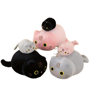 Juguetes de peluche de gato, marionetas de peluche de gato, almohadas, adornos de felpa de gato lindo, sala de estar, dormitorio, sofá, muebles para el hogar - Product Image 1