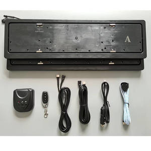 Marco de Matrícula Europeo para Vehículos Eléctricos R, Acero Inoxidable Tipo 001, Compatible con Rusia, Reversible - Product Image 5