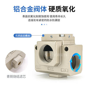 Válvula Solenoide Neumática de Vacío de Tres Vías con Rosca Grande VPA3185/3165-10A, Estructura de Control OEM Personalizable para Medios Gaseosos - Product Image 5