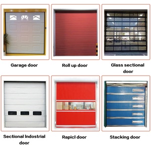 Portes de <span class=keywords><strong>garage</strong></span> sectionnelles coulissantes automatiques en acier modernes, résistantes au vent, avec télécommande, surface finie, vente en gros pour villas - Product Image 5