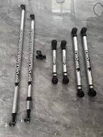 Accessoires 4x4 réglables en aluminium 7075 : Bras de suspension supérieur et inférieur, barre Panhard, biellettes de stabilisation (4 pièces) pour Y60 Y61