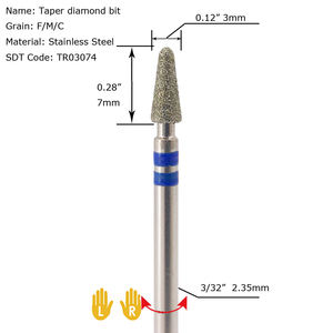 Populaire Taper Radius Vorm E Vijl Diamant Nail Boren Voor Acryl Nagels - Product Image 3