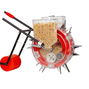 Farm Machinery Hand Push Grain Soybean And Multi Functional Seeder With Fertilizer Box Planter Machine