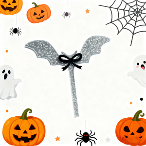 ของตกแต่งเค้กอะคริลิคฮาโลวีนรูปค้างคาวและผี  ของตกแต่งเค้กธีมน้ำผึ้งและความหวาน  อุปกรณ์จัดปาร์ตี้ - Product Image 4