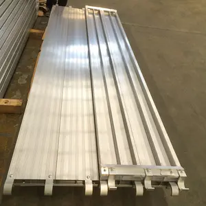 Ponteggi standard americani ad alta resistenza tutta la plancia in alluminio compensato ponteggi plancia Decking trapezio in alluminio piattaforme metalliche