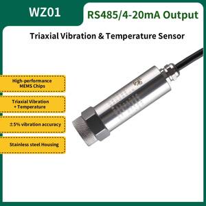 4-20mA/RS485 Output Triaxial <strong>Vibration</strong> Temperature <strong>Sensor</strong>-MEMS Accelerometer Industrial Velocity Transmitter For Pumps Fans OEM - Product Image 2