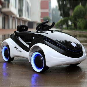 Auto Eléctrico Infantil <span class=keywords><strong>Apple</strong></span> de Cuatro Ruedas con Control Remoto por Teléfono Móvil, Luces, Plástico, Unisex, 2-4 Años, Batería, Nuevo, Asientos - Product Image 2