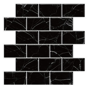 Artiles – papier peint en vinyle 3D à Texture de marbre noir pour salle de bain et cuisine, livraison rapide - Product Image 6