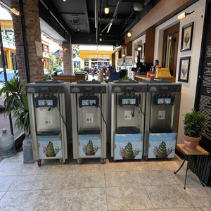LEDE Nuova Macchina per Gelato Soft Serve ad Alta Produttività 220V, Scongelamento Rapido, per Uso in Caffetteria - Product Image 1