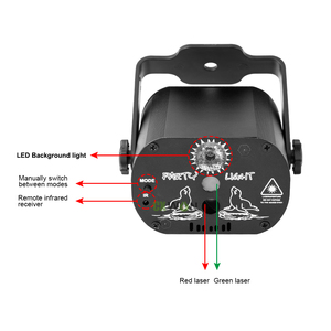 Mini LED Disco Light 60 Modèles Projecteur alimenté par USB Scène de lumière <span class=keywords><strong>laser</strong></span> pour la décoration - Product Image 3