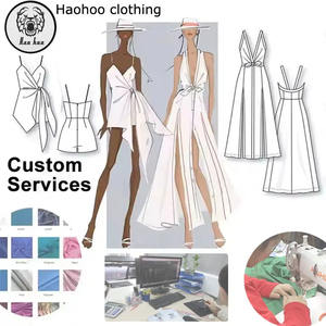 Abiti Estivi Floreali Rosa Casual da Donna con Colletto Quadrato e Arricciature di Alta Qualità all'Ingrosso - Product Image 1