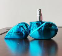 Vente en gros Bouteille de parfum portable en or élégante en forme de coeur 25ml pour femme