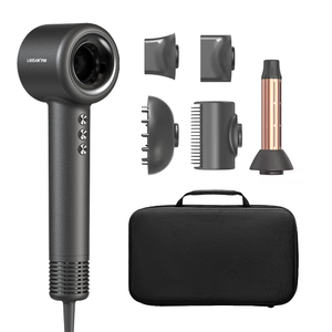 Sèche-cheveux turbo professionnel 1400W avec accessoires Cool Shot et magnétiques - Product Image 1