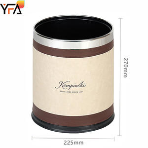 Fournitures pour hôtels Ensemble en cuir Commodités <span class=keywords><strong>d</strong></span>'hôtel Boîte à tiroirs avec porte-gobelets Ensembles haut de gamme pour les voyages et les chambres <span class=keywords><strong>d</strong></span>'hôtel - Product Image 5