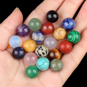 Perline Semiforate Assortite in Pietra Preziosa 12mm, Perline Sciolte Semiforate in Quarzo Curativo e Agata per Creazione di Gioielli - Product Image 1