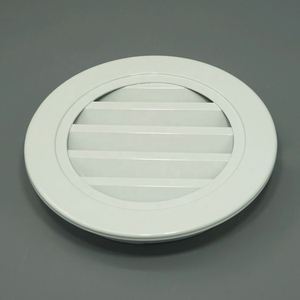 Rejilla de Ventilación Redonda con Persianas Ajustables para Montaje en Pared, para HVAC, Cubierta de Retorno de Aire - Product Image 1