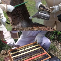 Bienenstock-Rauchgerät aus Edelstahl, Sprühgerät für Imker, spezielles Rauchgerät für die Bienenzucht, Imkereiausrüstung, 1 Stück
