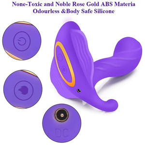 Vendita calda giocattoli del sesso farfalla indossabile Dildo vibratore senza fili telecomando clitorideo massaggiatore G Spot vibratore - Product Image 5