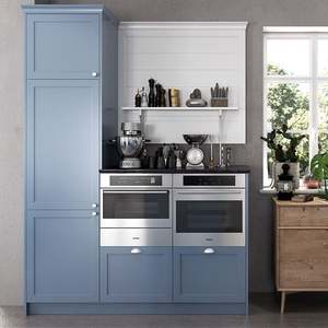 Cuisine en bois standard Prodeco de style campagnard personnalisé, de luxe, modulaire, bleu, fourni par l'usine SANTOPOVA - Product Image 2