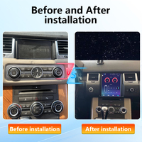 Land Rover Sport L320 2010-2013 layar Android Tesla, pemutar DVD mobil Unit kepala Stereo