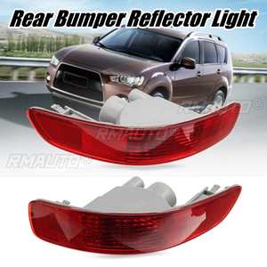 Luz Trasera Halógena Roja para Parachoques, Luz de Freno, Reflector de Niebla para Mitsubishi Outlander EX 2007-2012 - Product Image 1