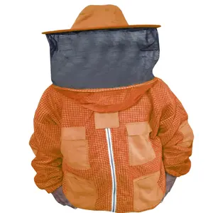 Chaqueta transpirable Chaqueta de apicultor 3 Malla de tres capas Chaqueta de apicultura completamente ventilada Ultra Breeze Suministros de Apicultura