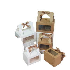 Boîtes d'avion en carton kraft promotionnelles en gros, pliables, en forme de trapèze, recyclables, pour supermarchés, avec lamination mate - Product Image 4