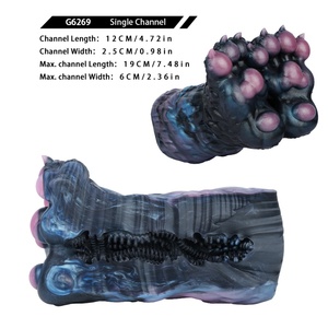 GEEBA Cute <strong>Animal</strong> Feet Shaped <strong>Male</strong> Masturbator Silicone Soft Pocket Vagina alien Vaginal Artificial Vagina for Men Sex Toys - Product Image 3