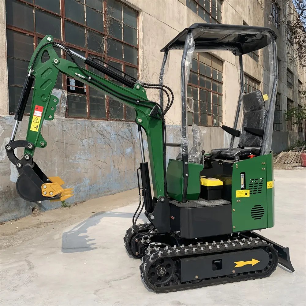 Spedizione gratuita mini escavatori hyundai usato motore kubota/yanmar piccolo scavatore CE/EPA/EURO 5 compatti mini escavatori 1 tonnellata prezzi