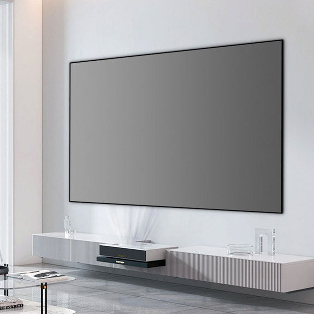 120 Inch ALR Pet Crystal Ultra Short Throw (UST) Projector Screen High Definition for 4K Laser Projector
