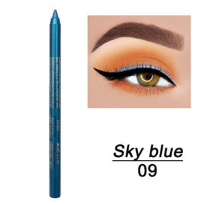 14 couleurs Imperméable À L'eau Mat Paillettes Eyeliner Crayon Set Fard À Paupières Pigment De Perle <span class=keywords><strong>Bleu</strong></span> Blanc Noir <span class=keywords><strong>Eye</strong></span>-<span class=keywords><strong>Liner</strong></span> Maquillage TSLM1 - Product Image 3