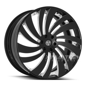 ล้อฟอร์จโครเมียมสั่งทำพิเศษ XINLAI ขนาด 17-26 นิ้ว 5x112 5x120 ขอบเว้า สีทองดำ สำหรับรถ SUV และรถยนต์นั่งส่วนบุคคล - Product Image 1