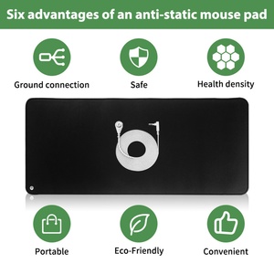 Alfombrilla de Puesta a Tierra EVA 68*26cm, Tejida y Lavable, Protección EMF, para Uso en Casa, Hotel u Oficina - Product Image 3