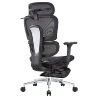 Nouvelle chaise de bureau pivotante avec mousse à mémoire de forme et dossier ergonomique en maille pour la maison, les cadres, les directeurs et les réceptions