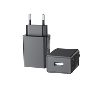 Adaptateur secteur mural certifié CE RoHS AC-DC 5V 2A 10W Chargeur USB pour téléphones, enceintes Bluetooth et petits appareils électroniques