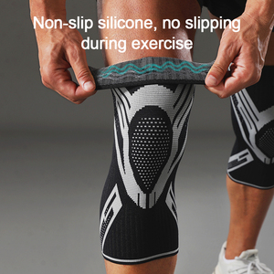 <span class=keywords><strong>Rodillera</strong></span> de compresión deportiva con soporte, tejido 3D, silicona antideslizante, estabilizador de rótula, transpirable, <span class=keywords><strong>rodillera</strong></span> personalizada - Product Image 2